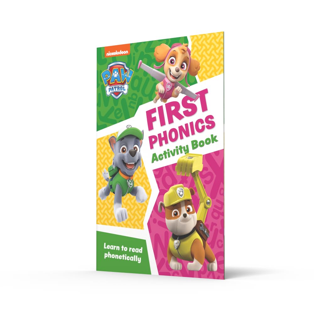 Paw Patrol First Phonics Activity Book (Paperback)