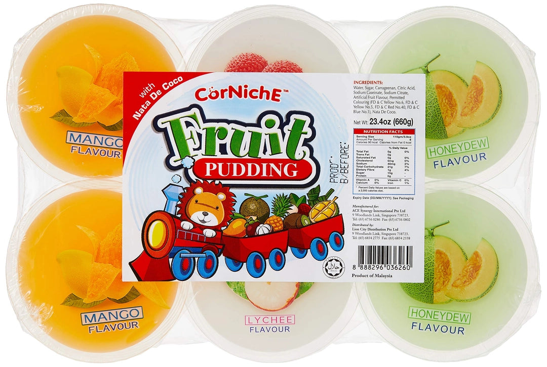 Corniche -Mixed Fruit Pudding 110G 1x6