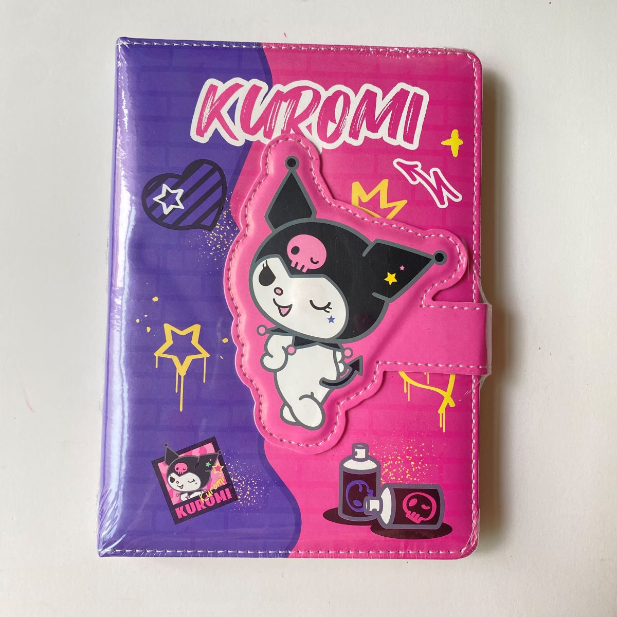 SANRIO B6 NOTEBOOK WITH MAGNET FLAP (KUROMI) MXTYBJ02-KU-A