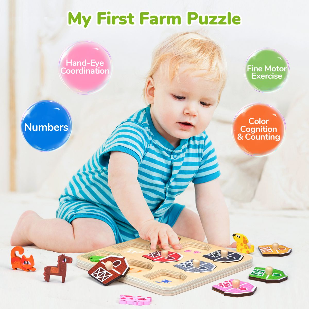 JOYCAT WOODEN ANIMAL PUZZLE
