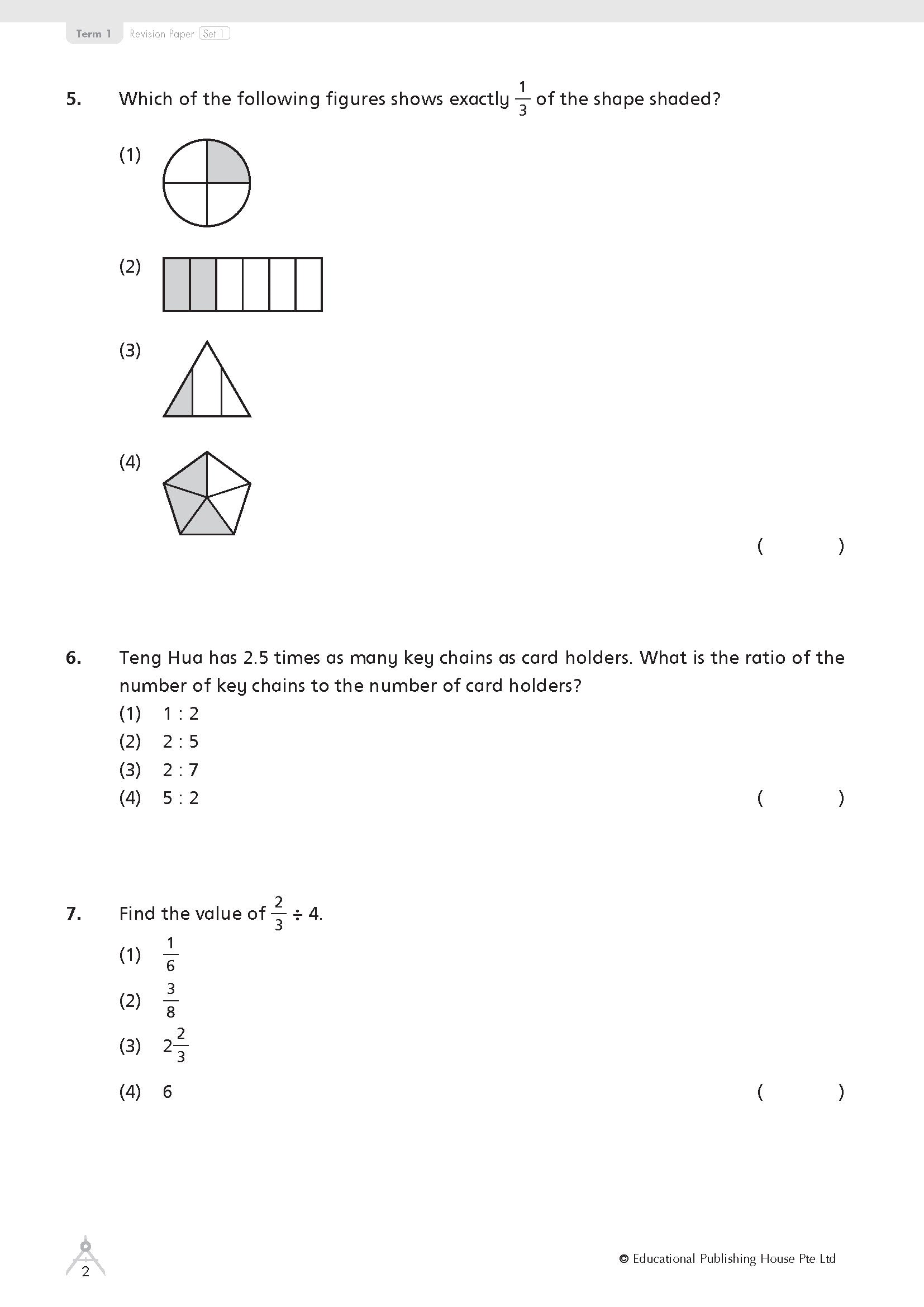Primary 6 Maths Revision Papers
