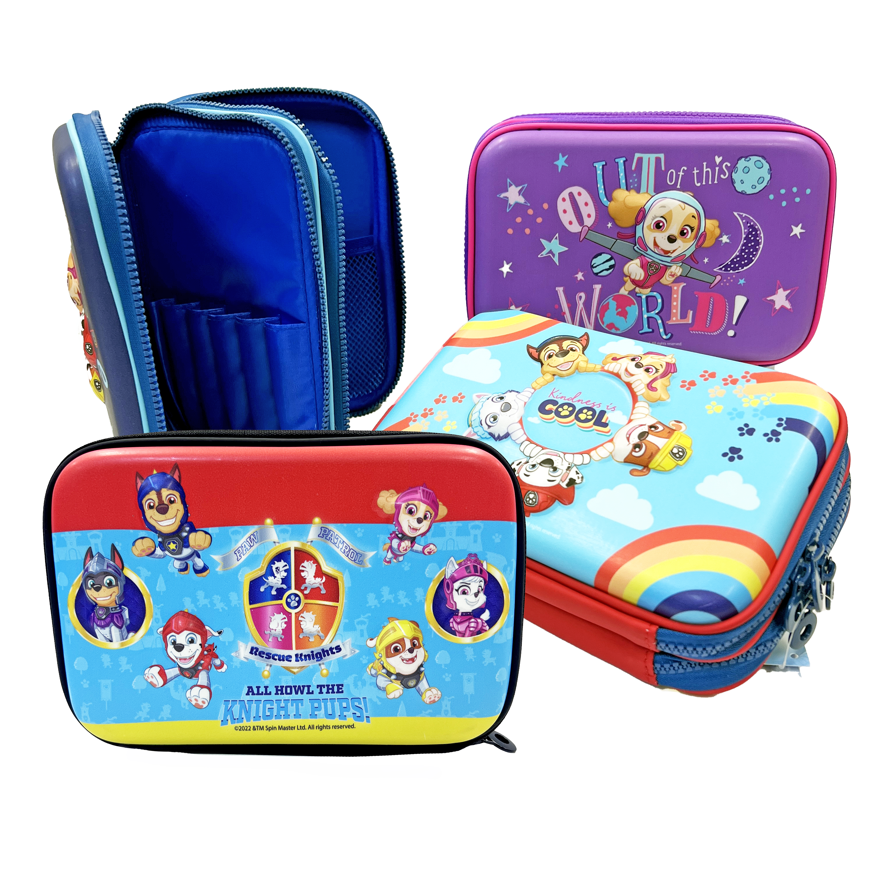 PAW PATROL DOUBLE ZIP 3D PENCIL CASE (L) 3DPC-L-4