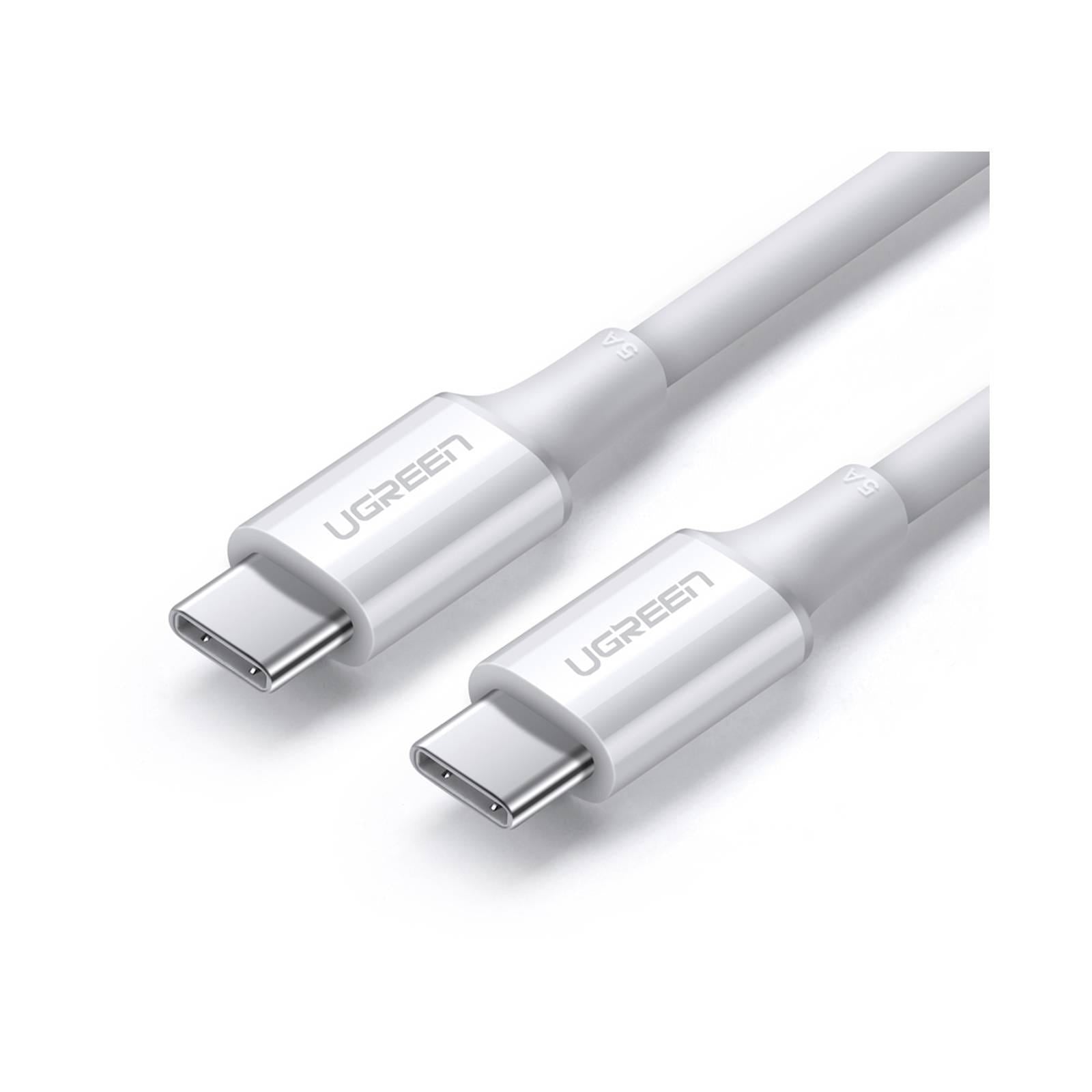 UGREEN 60551 Us300 USB-C To USB-C 1M White 100W Data Cable (TPE)