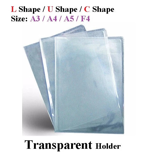 SeaKing L-Shape Transparent Folder A4