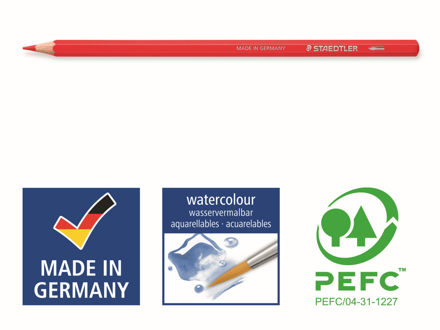 Staedtler Watercolour Pencil 24col 146 10c