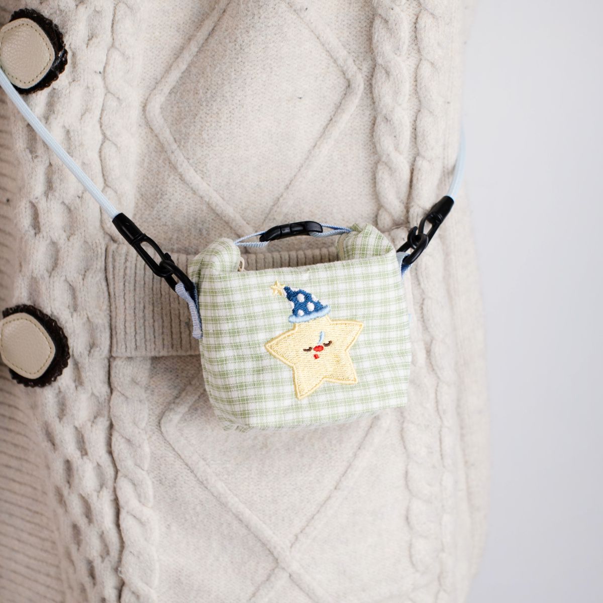 Fancy Coin & Earphone Bag With Sling MK10009