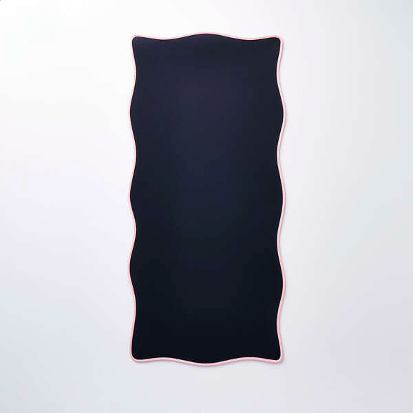 ELECOM Desk Mat Wave × Bicolor UKIU Navy 
