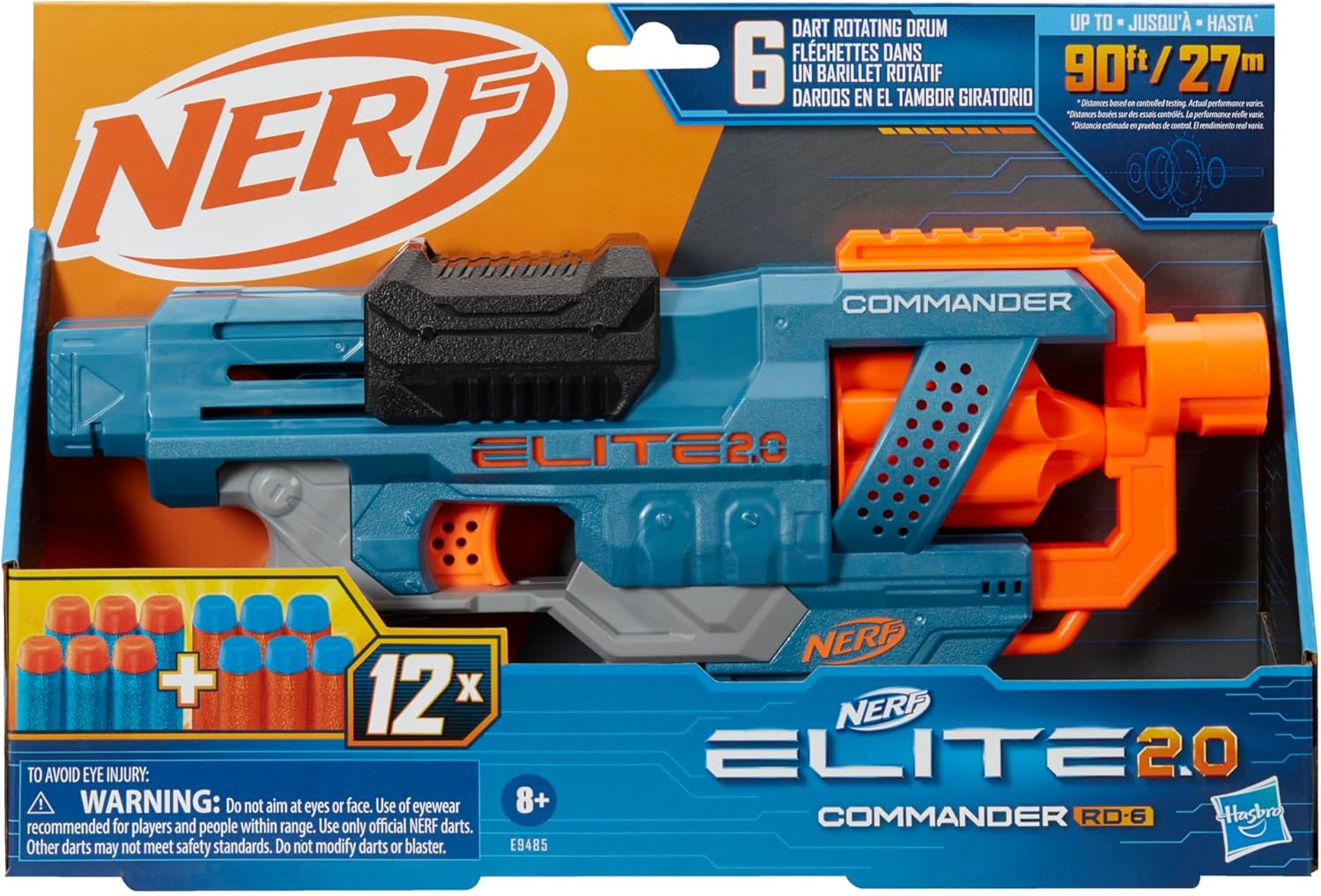 HASBRO NERF ELITE 2.0 COMMANDER
