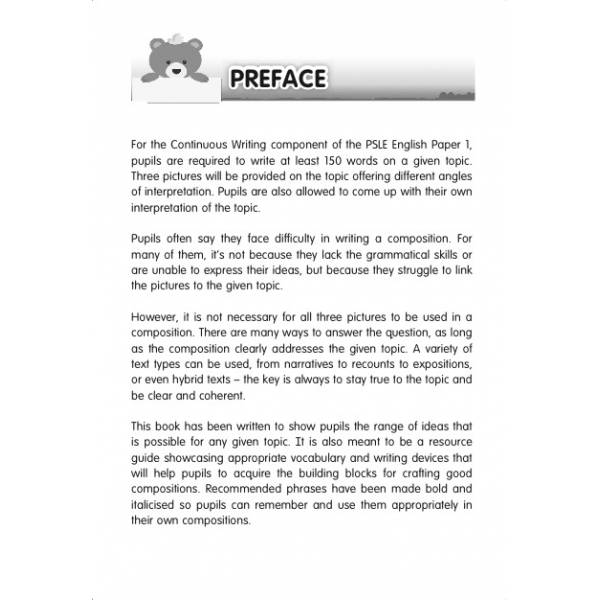 P6 Model Composition Writing Well