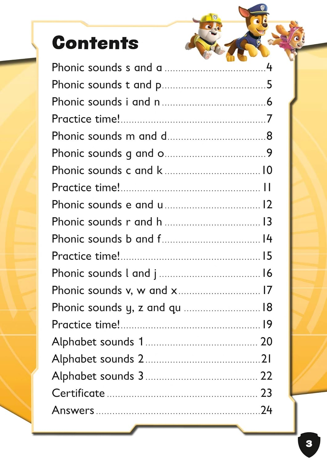 Paw Patrol First Phonics Activity Book (Paperback)