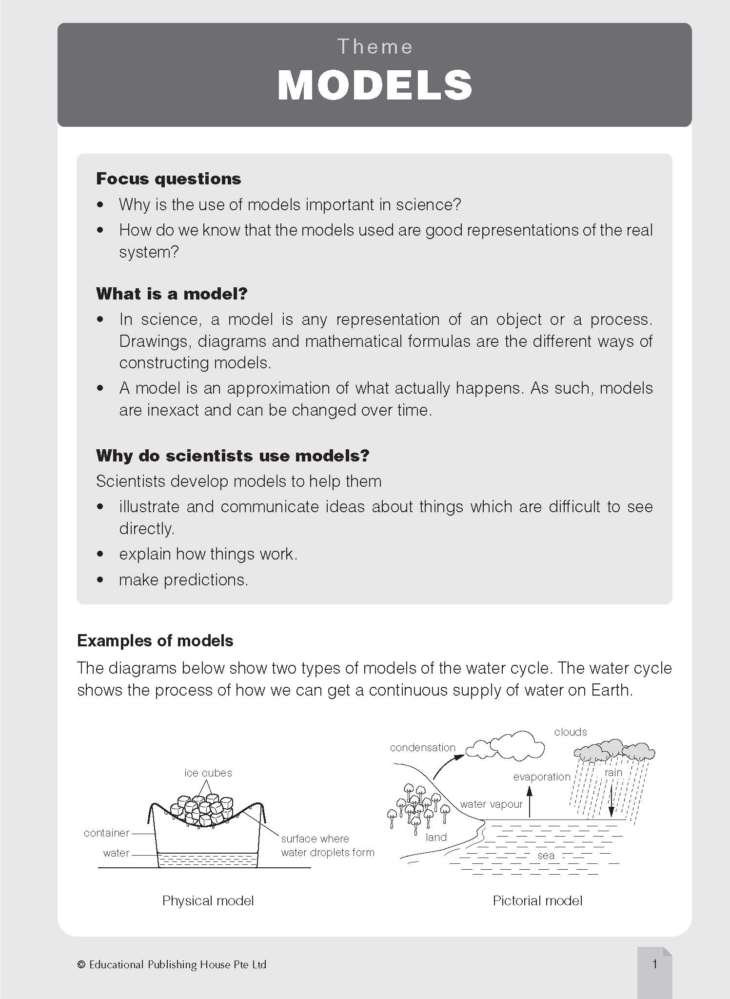 Secondary 1B Science Essential Concepts QR