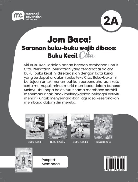 Malay Language For Pri Schools (MLPS) (Cita) Small Reader & Reading Passport Bundle P2A