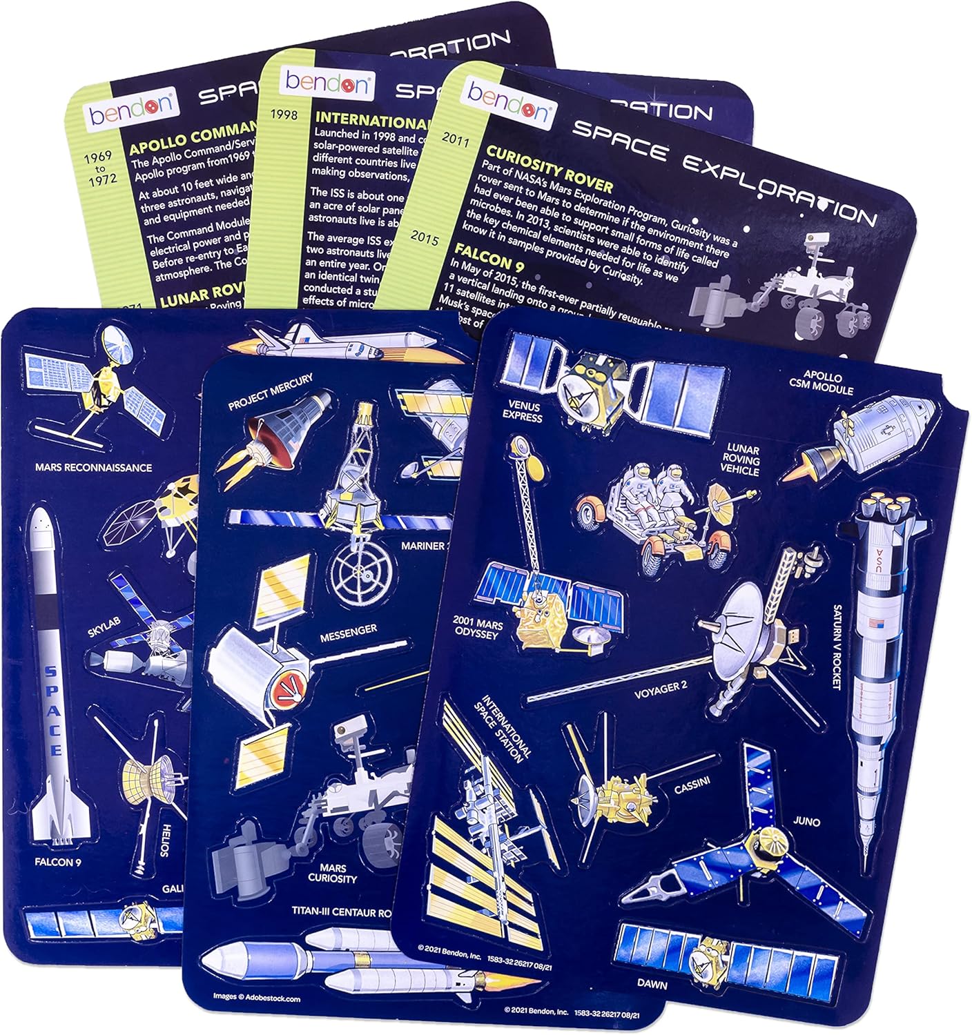 BENDON SPACE EXPLORATION SCIENCE MAGNETIC LEARNING ACTIVITY