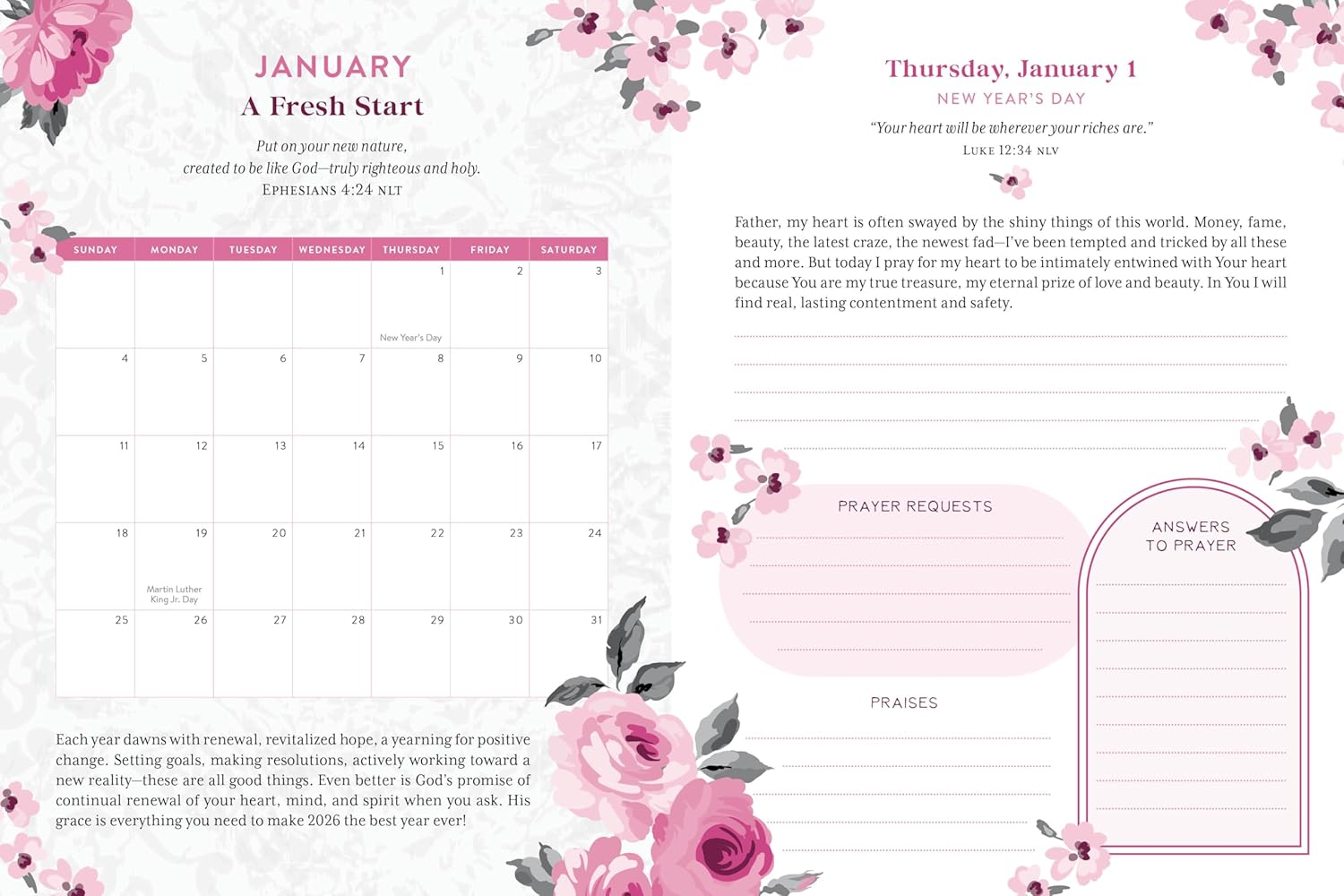 My Daily Prayer Plan: 2026 Edition: An Interactive Prayer Tracker for Women (Hardcover)
