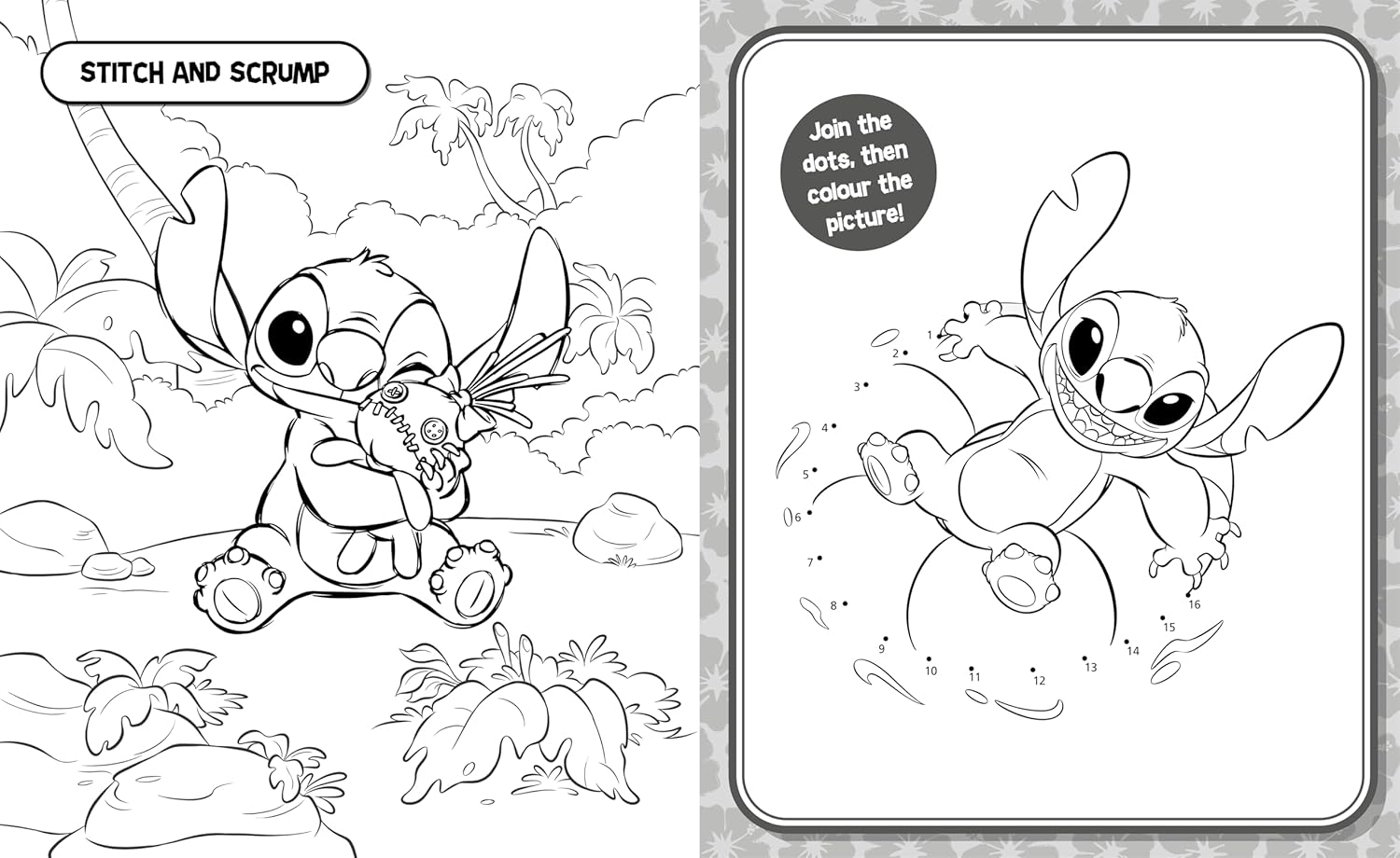 Disney Stitch: 5 in 1 Colouring (Paperback)