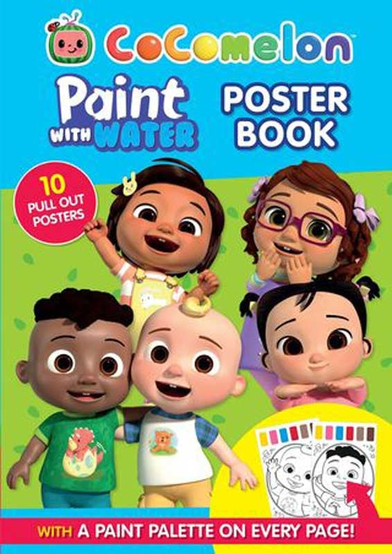 P-COCOMELON PAINT WITH WATER BKS