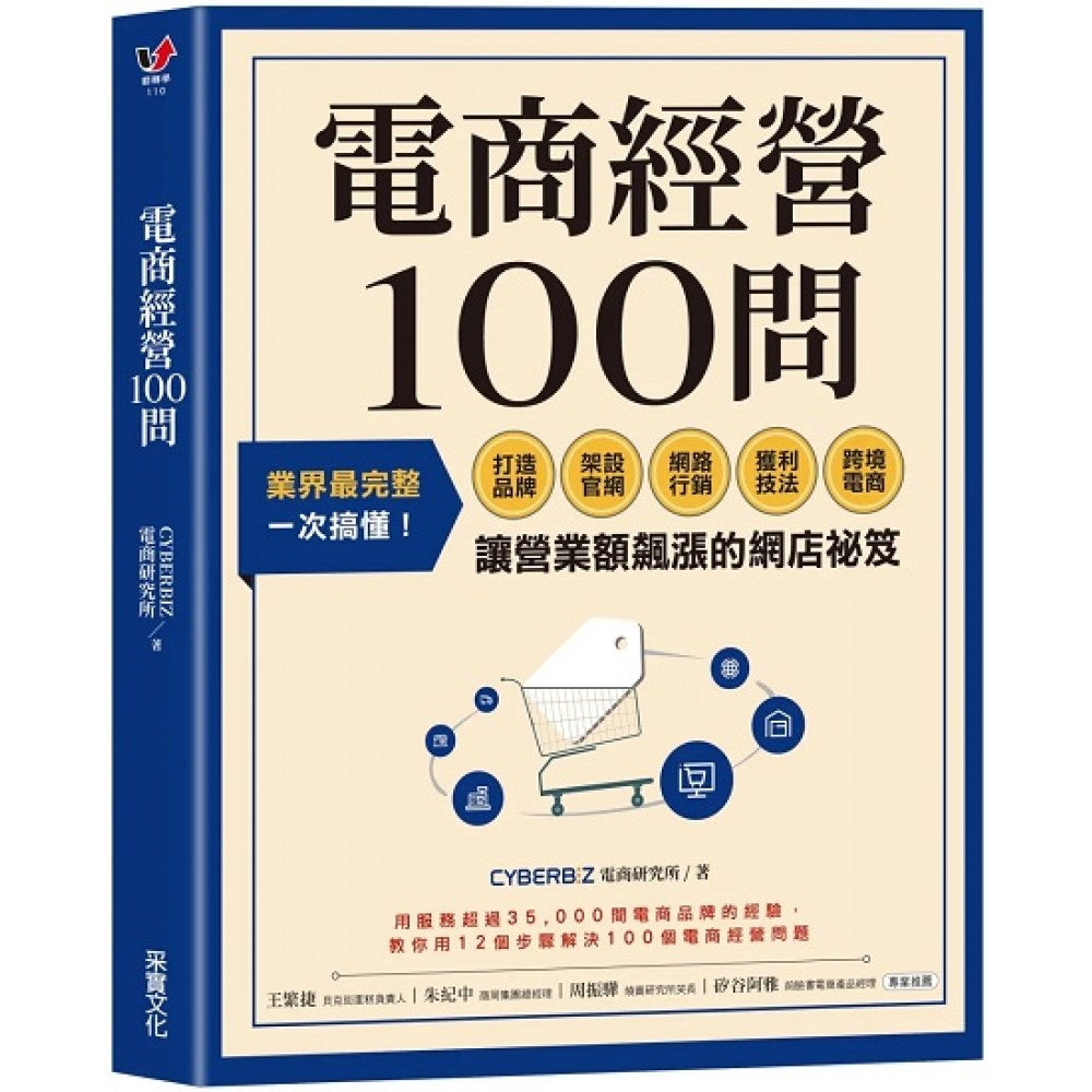 电商经营100问：业界最完整，一次搞懂打造品牌、架设官网、网路行销、获利技法、跨