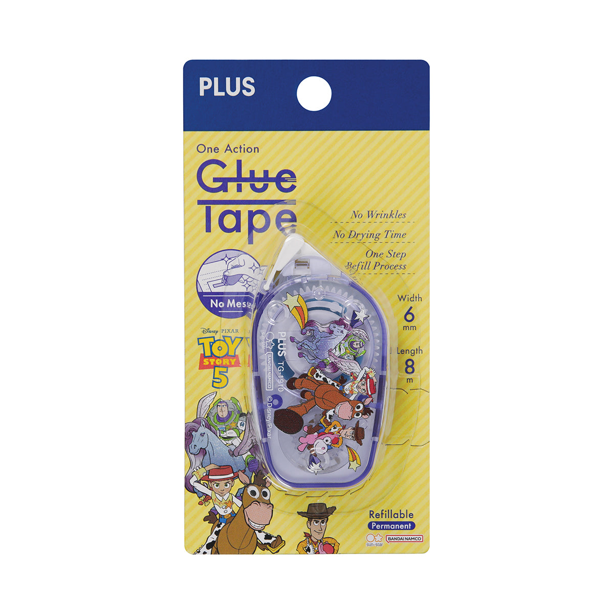 PLUS  Toy Story One Action Glue TapePurple