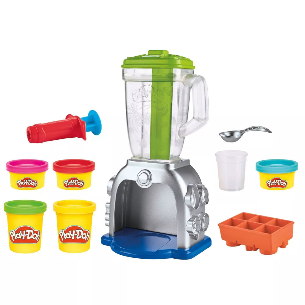 HASBRO PLAYDOH KITCHEN CREATIONS SWIRLIN SMOOTHIES BLENDER PLAYSET
