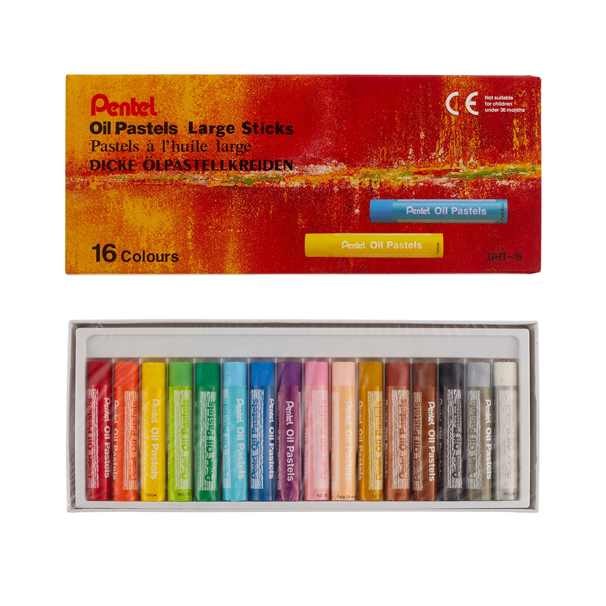 PENTEL Oil Pastel 16 Colours