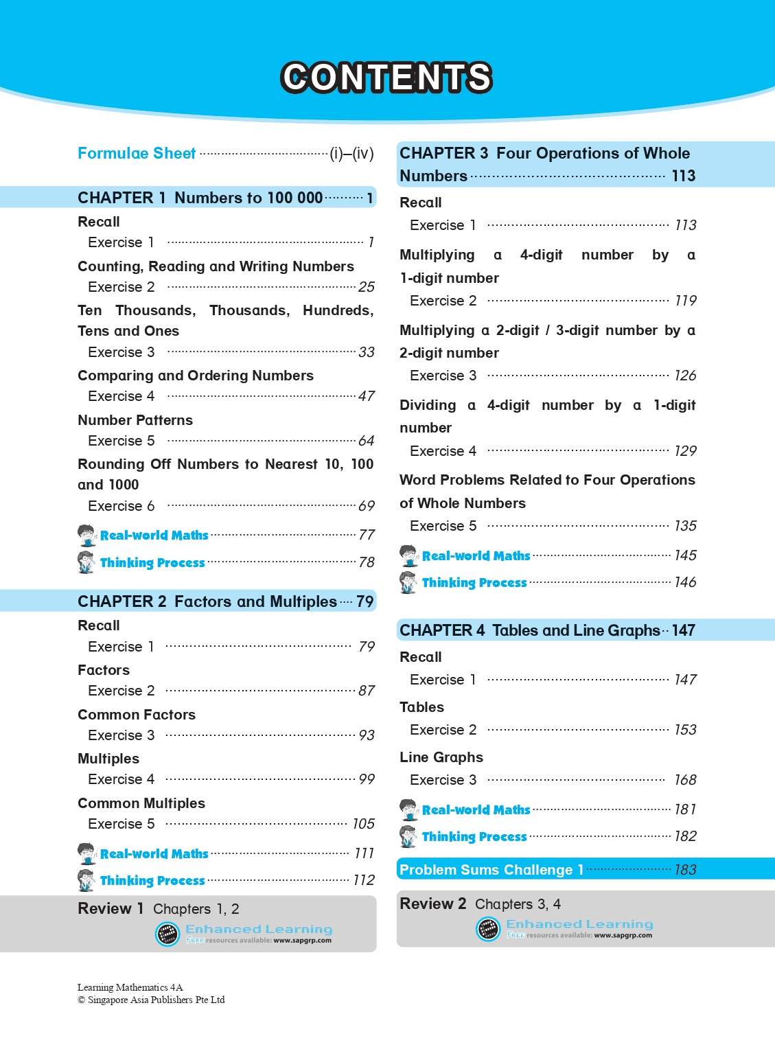 Learning Mathematics For Primary Levels 4A