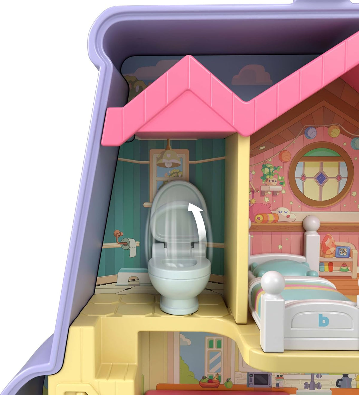 MATTEL POLLY POCKET BLUEY COMPACT PLAYSET