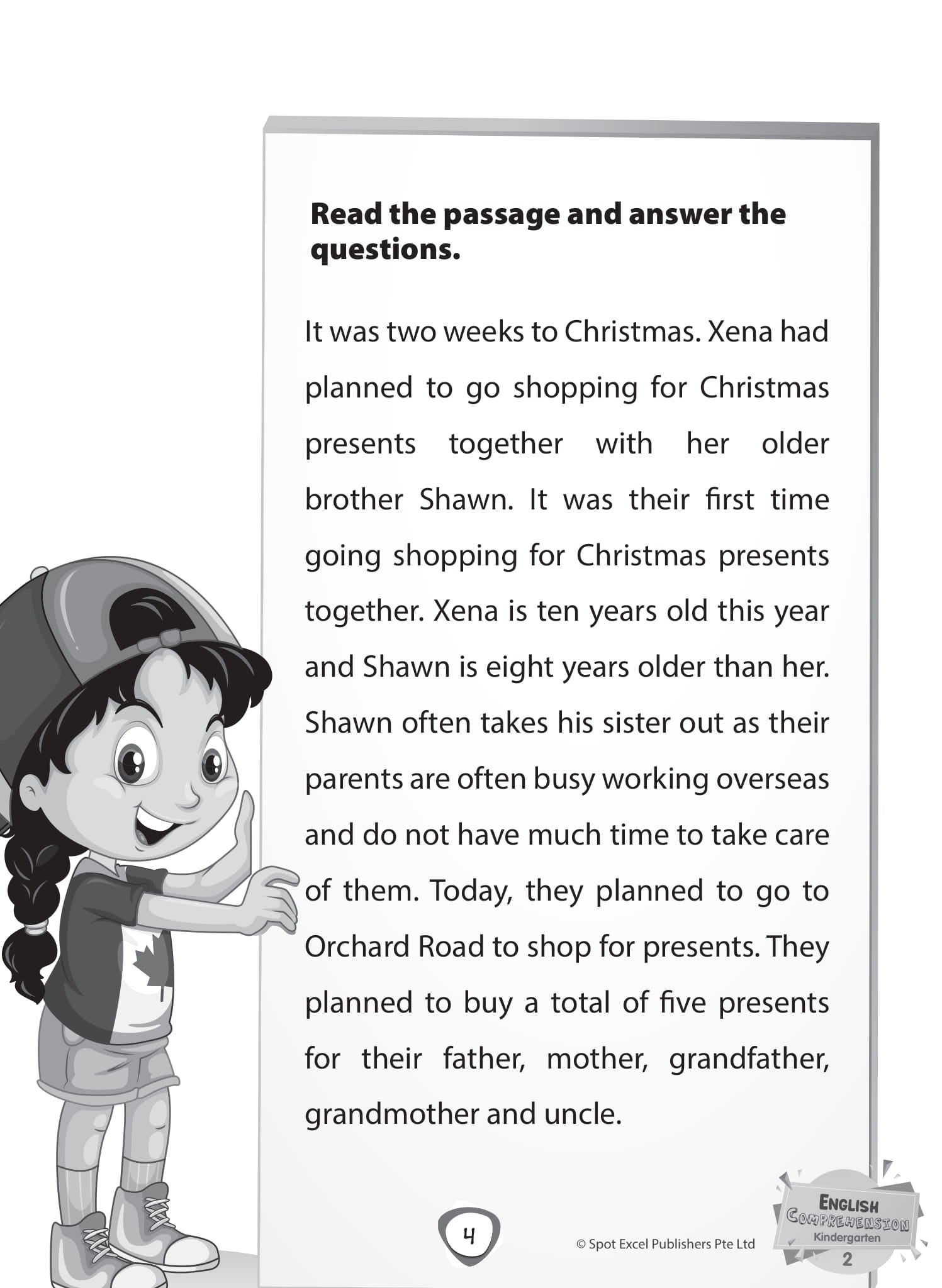 Kindergarten 2 - English Comprehension 