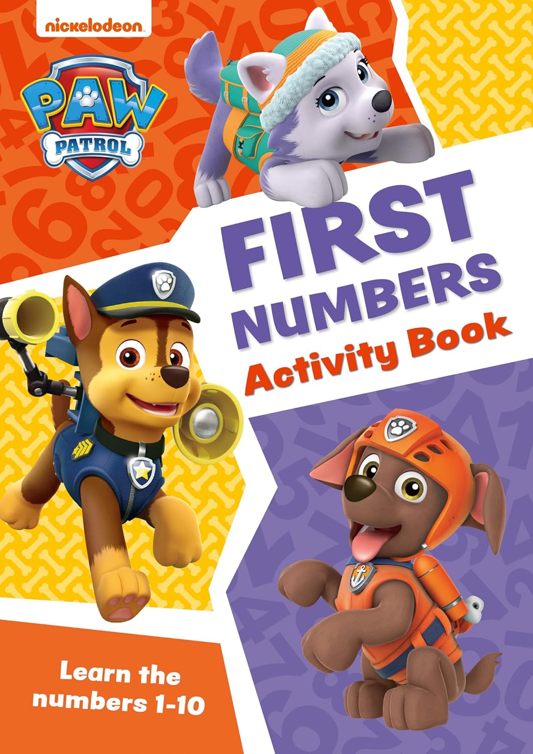 Paw Patrol First Numbers Activity Book (Paperback)