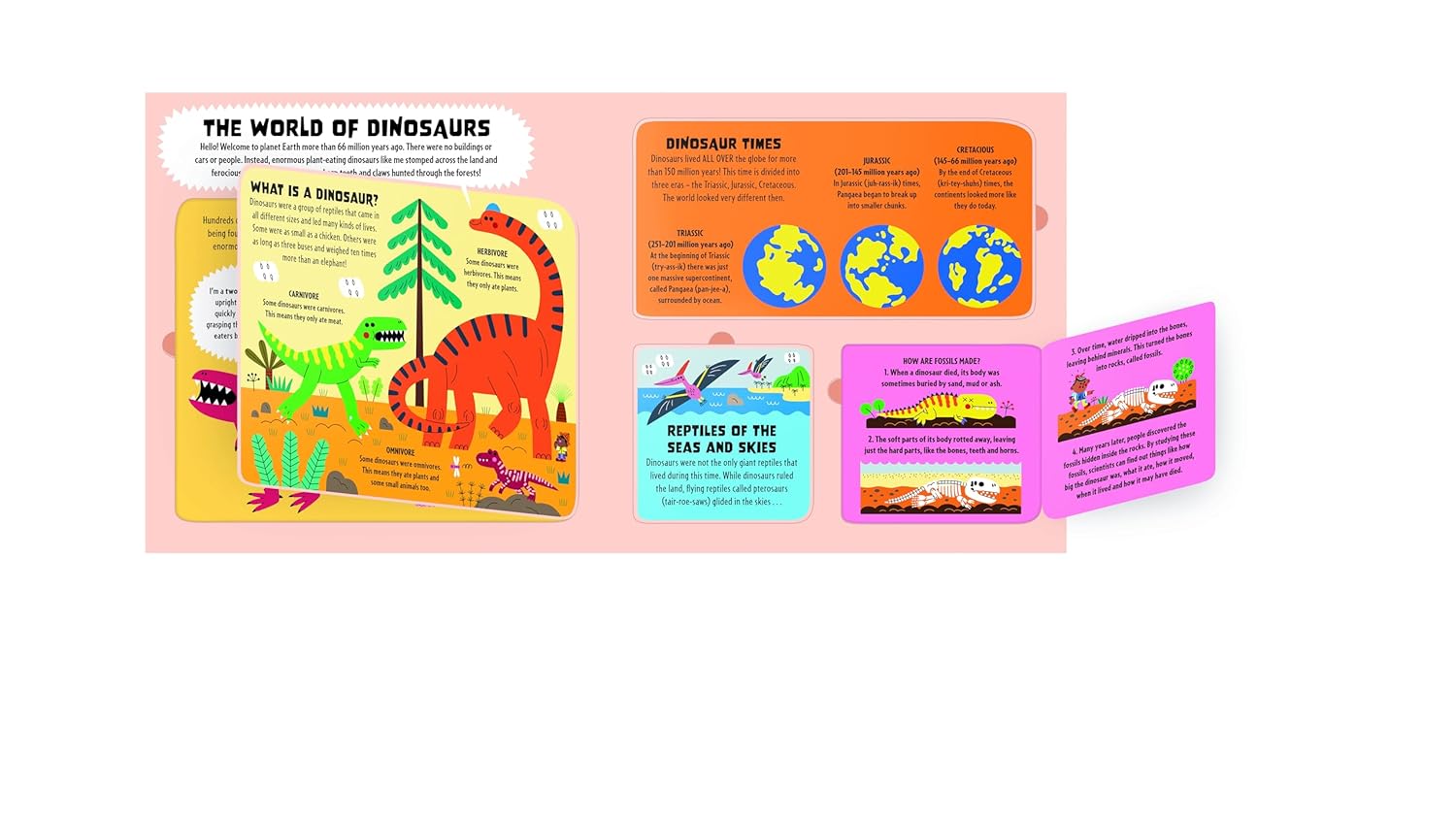 Lonely Planet Kids My First Lift-the-Flap Dinosaur Atlas: Contains Over 50 Flaps to Lift