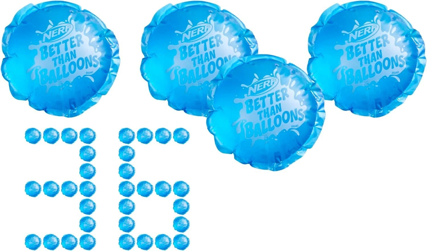 HASBRO NERF BETTER THAN BALLOONS WATER TOYS 36 PODS