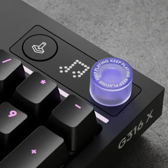 Logitech G316 X 98 98% Wired Gaming Keyboard Black Tactile