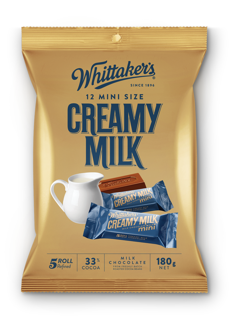 Whittaker's - Creamy Milk Mini Slab 12 X 180g