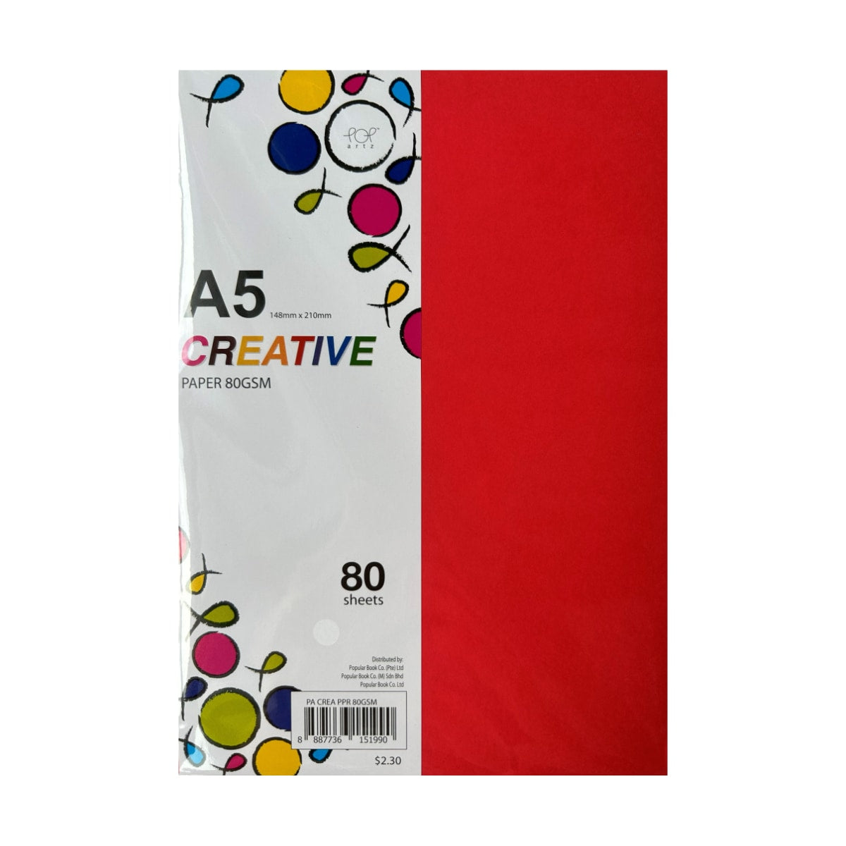 POP Artz Creative Paper 80 GSM