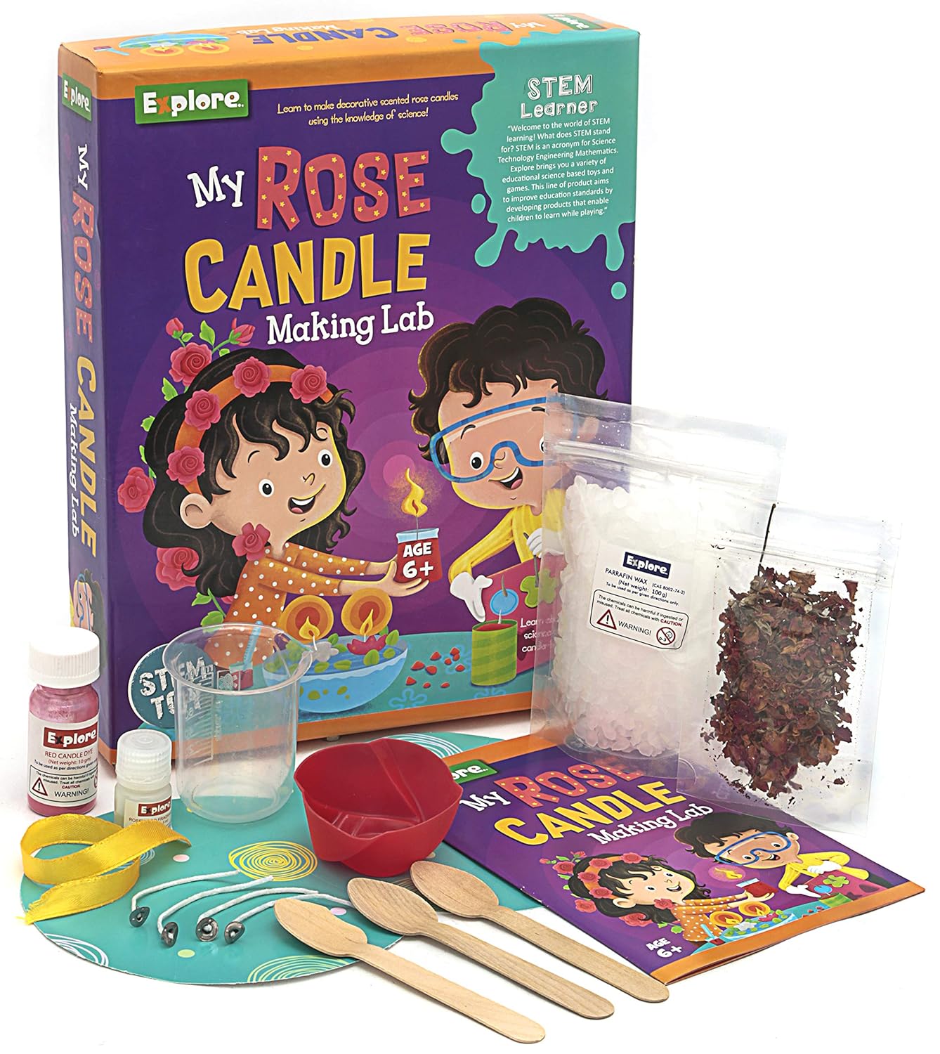 EXPLORE STEM MY ROSE CANDLE MAKING LAB