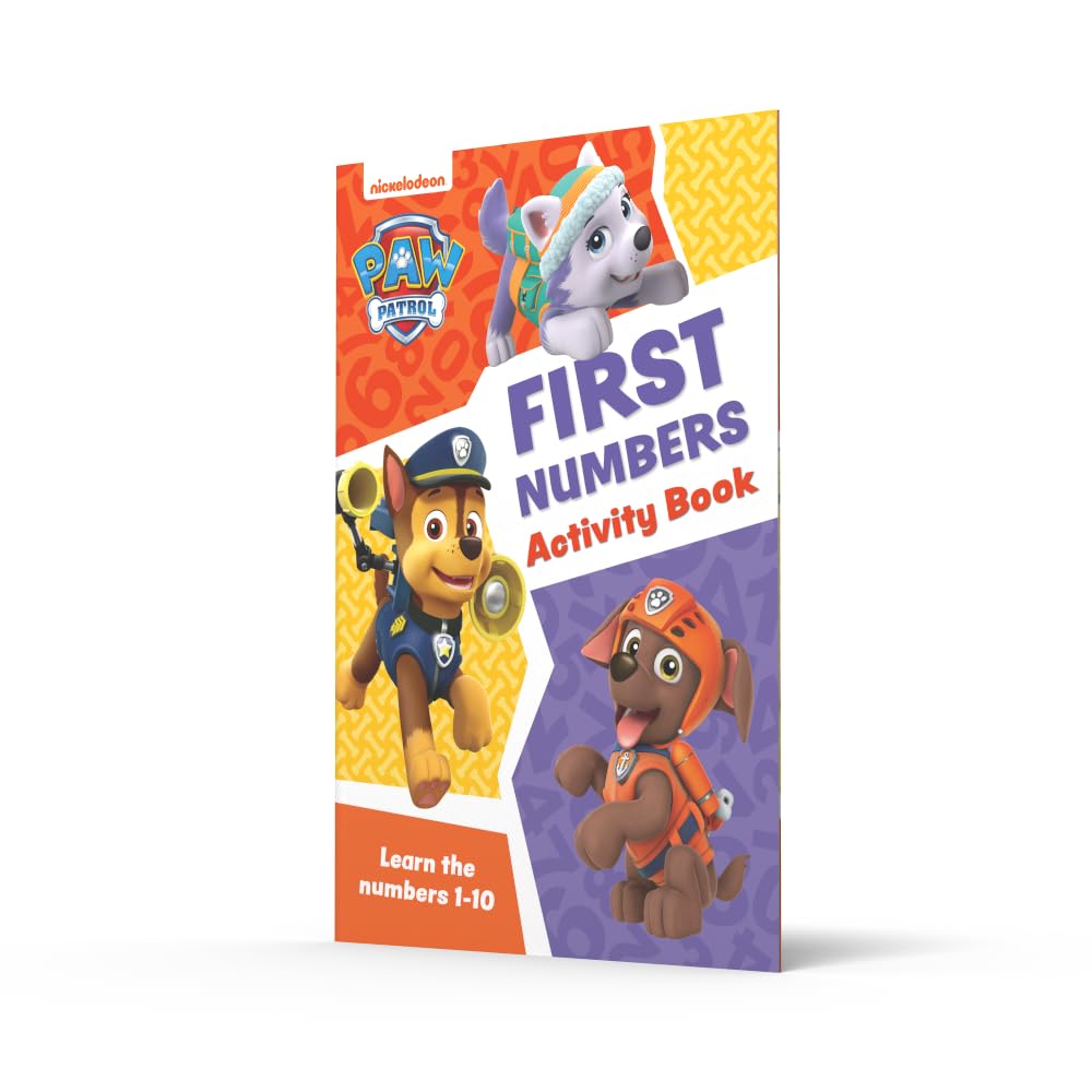 Paw Patrol First Numbers Activity Book (Paperback)