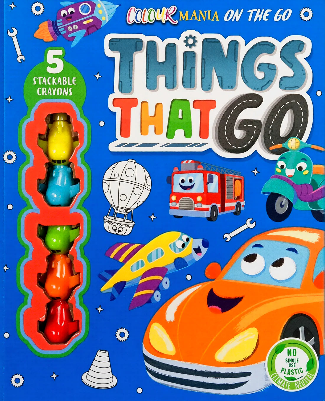 Things That Go Colouring Book (Paperback)