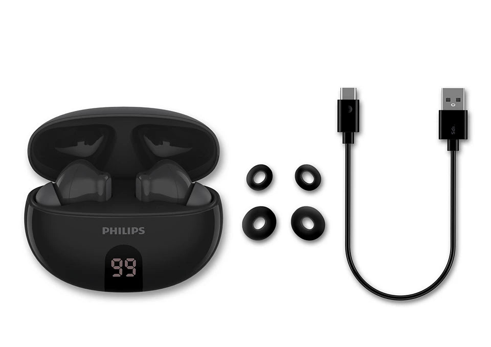 Philips 3000 Series True Wireless Headphones with ANC Black