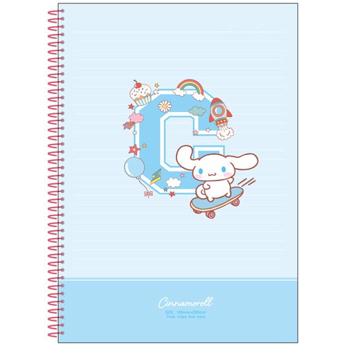 SANRIO CINNAMOROLL B5 SPIRAL NOTEBOOK
