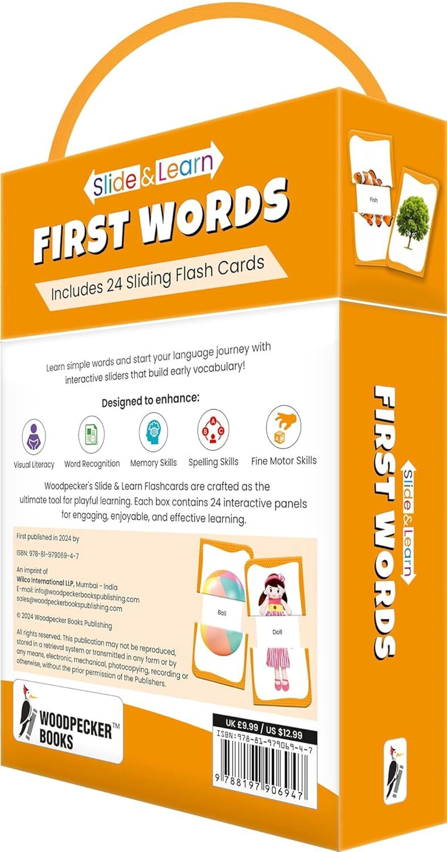 Slide & Learn Flashcards: First Words