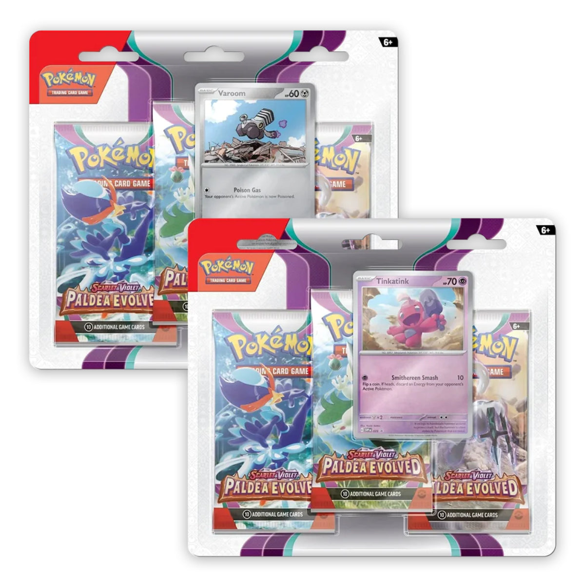 POKEMON TCG SV2 PALDEA EVOLVED 3 BLISTER