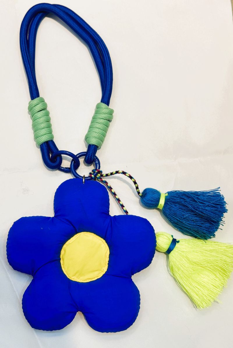 Key/Bag Puffy Charm Flower E003