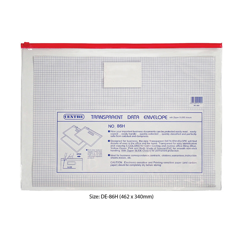 Centre Pvc Zip Bag  A3