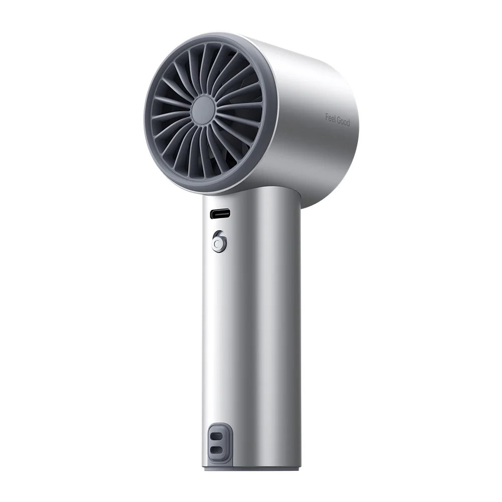 Jisulife Pro1S-Titanium Silver Handheld USB Fan (2026)