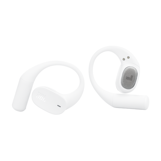JBL Sense Lite True Wireless Open-Ear Headphones with JBL OpenSound Technology and Ear Hook Design - White