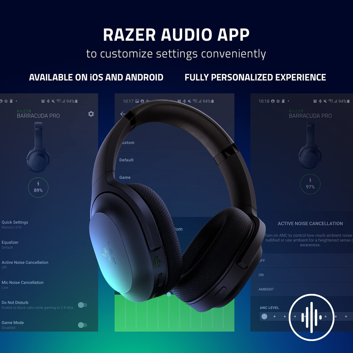 Razer Barracuda Wireless Multi-Platform Gaming & Mobile Headset