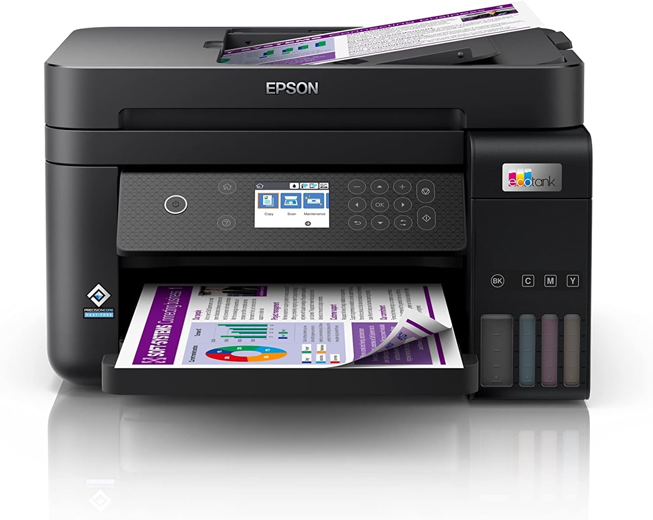 Epson EcoTank L6270 - A4 Wi-Fi Duplex All-in-One Ink Tank Printer with ADF. Black