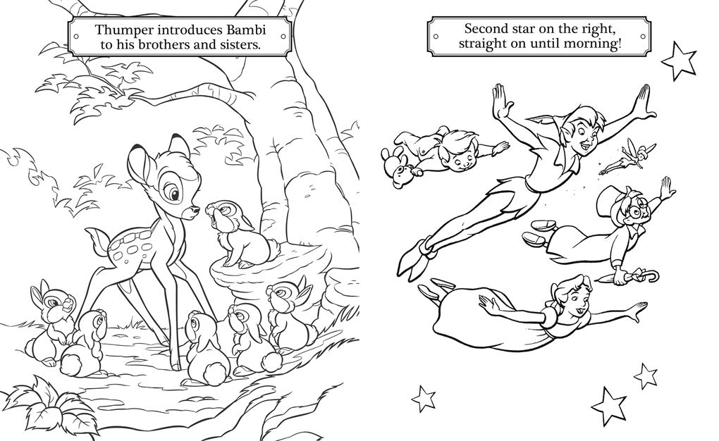 Disney: Simply Colouring (Paperback)