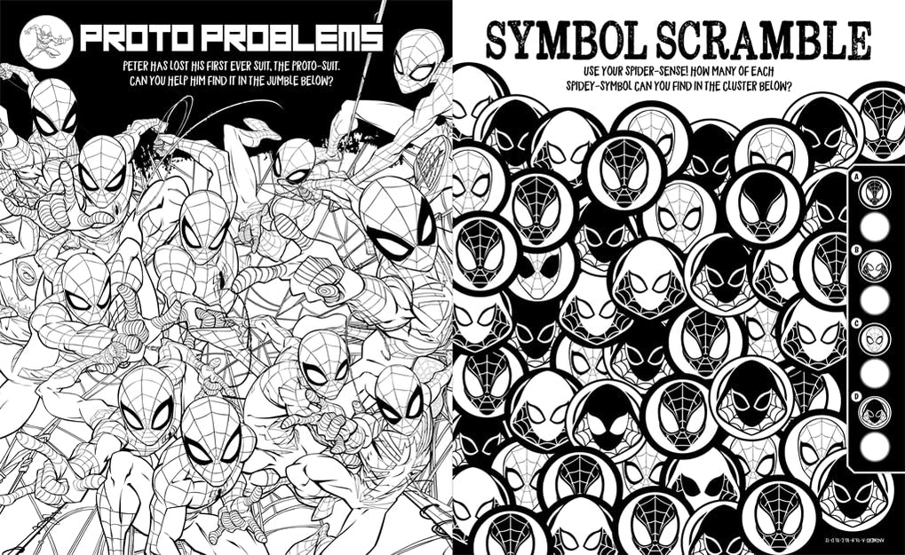 Marvel Spider-Man: Search & Find Colouring (Paperback)