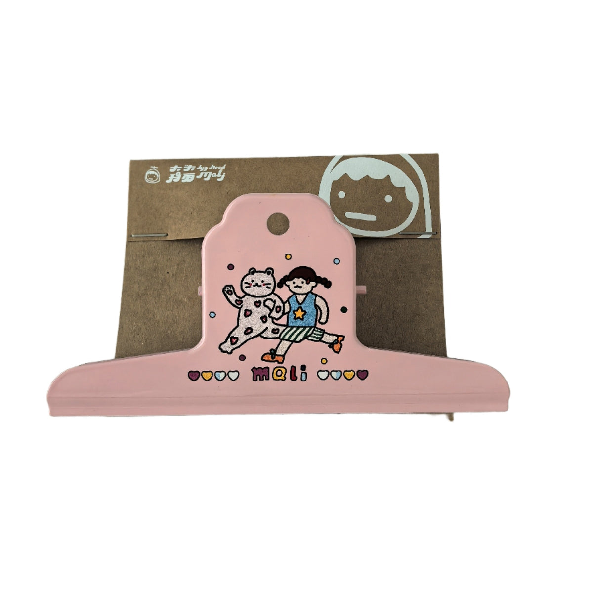 Max Metal Paper Clip -Pink