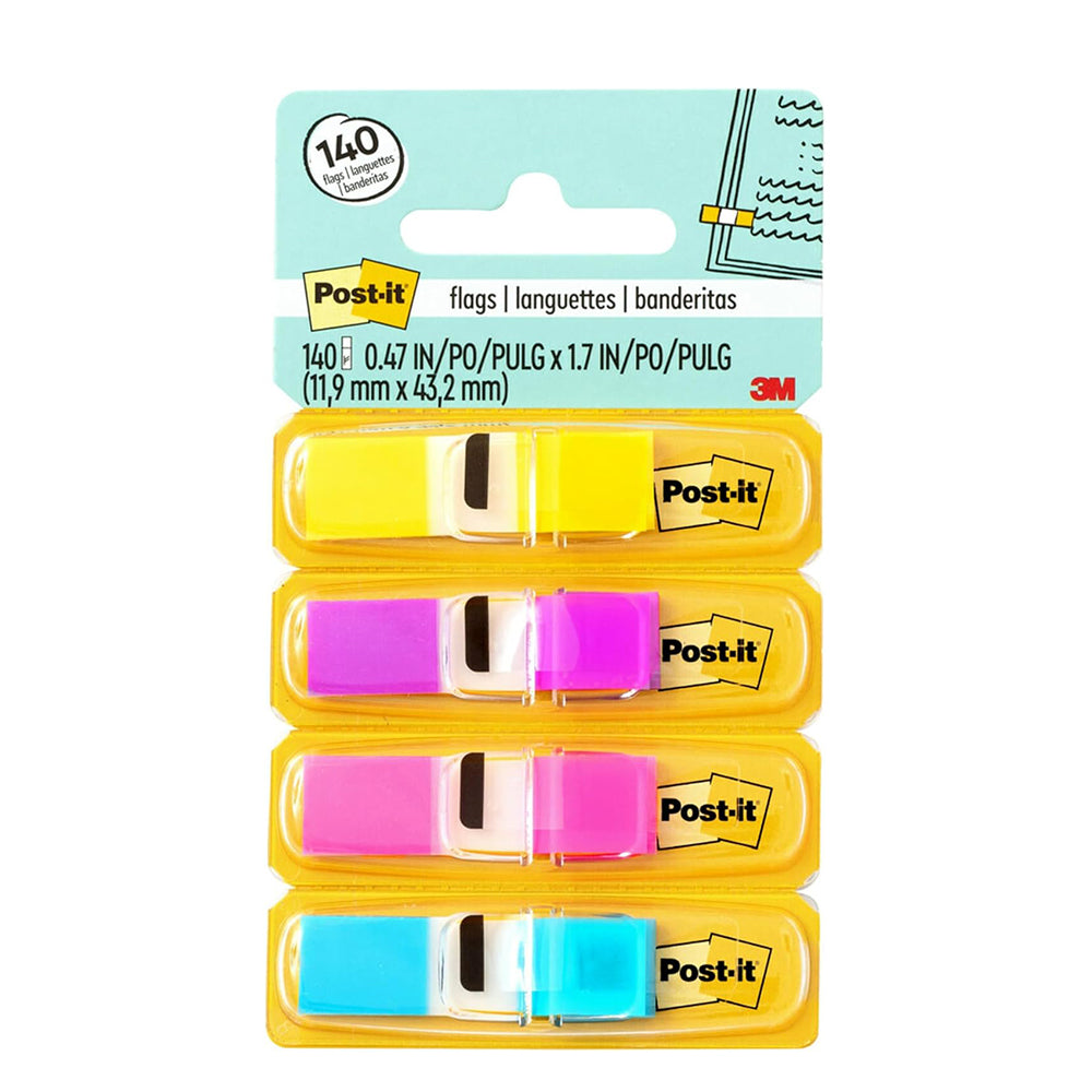 Post-it® 683-4ab Small Flags, 0.47x1.7"
